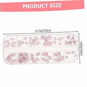 Украшения для ногтей PLAFOPE Стразы для маникюра Нерегулярные формы synthetic.ua - Фото 1