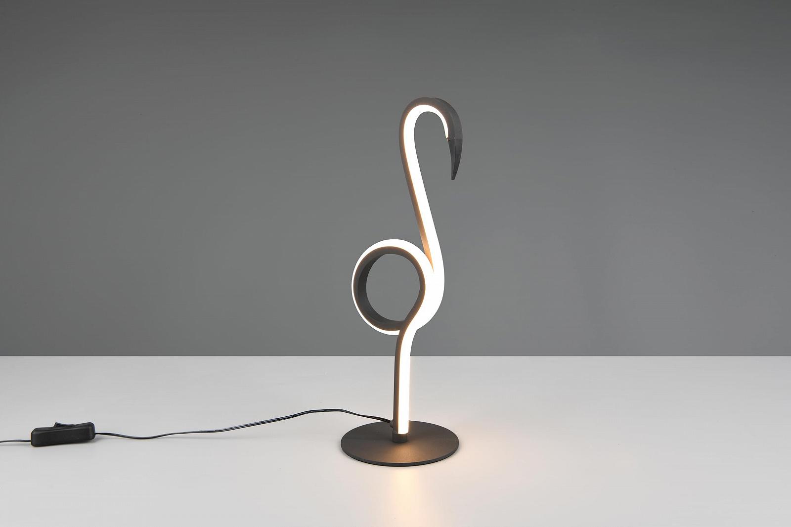 Настільна світлодіодна лампа Reality Leuchten Ingo R54581132 метал матовий чорний 6 Вт LED, фото №2