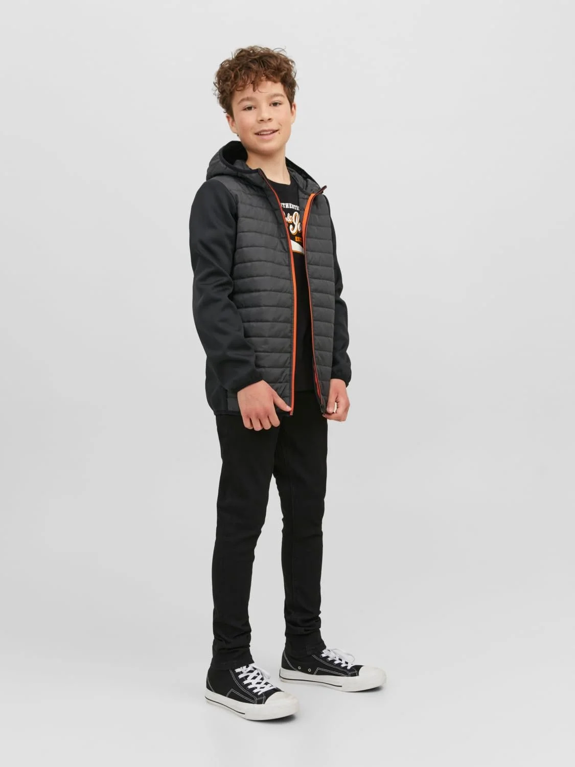 Куртка стьобана для хлопчиків JACK & JONES Jjemulti Quilted Jacket Noos Jnr, фото №4 Куртка стьобана для хлопчиків JACK & JONES Jjemulti Quilted Jacket Noos Jnr, фото №4