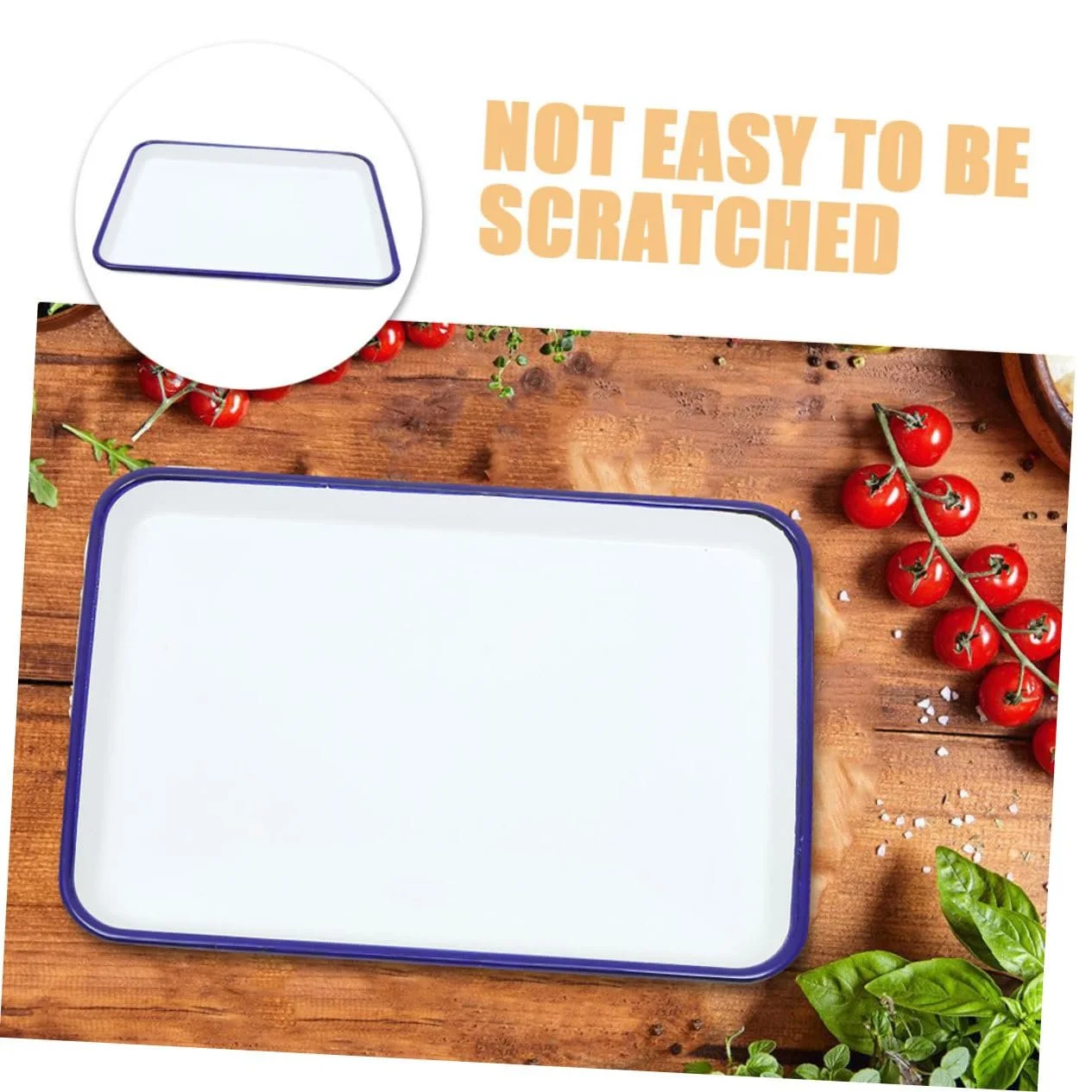 Форма для запекания IMIKEYA прямоугольная эмалированная антипригарная термостойкая, фото №6