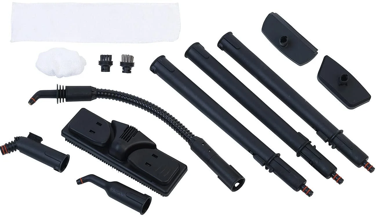 Пароочисник 2-в-1 Sichler Haushaltsgeräte DB-300.b 1200 Вт з набором аксесуарів 16 предметів, фото №4