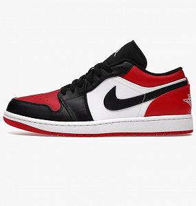 Кросівки Jordan 1 Low Bred Toe 45 - Фото 1