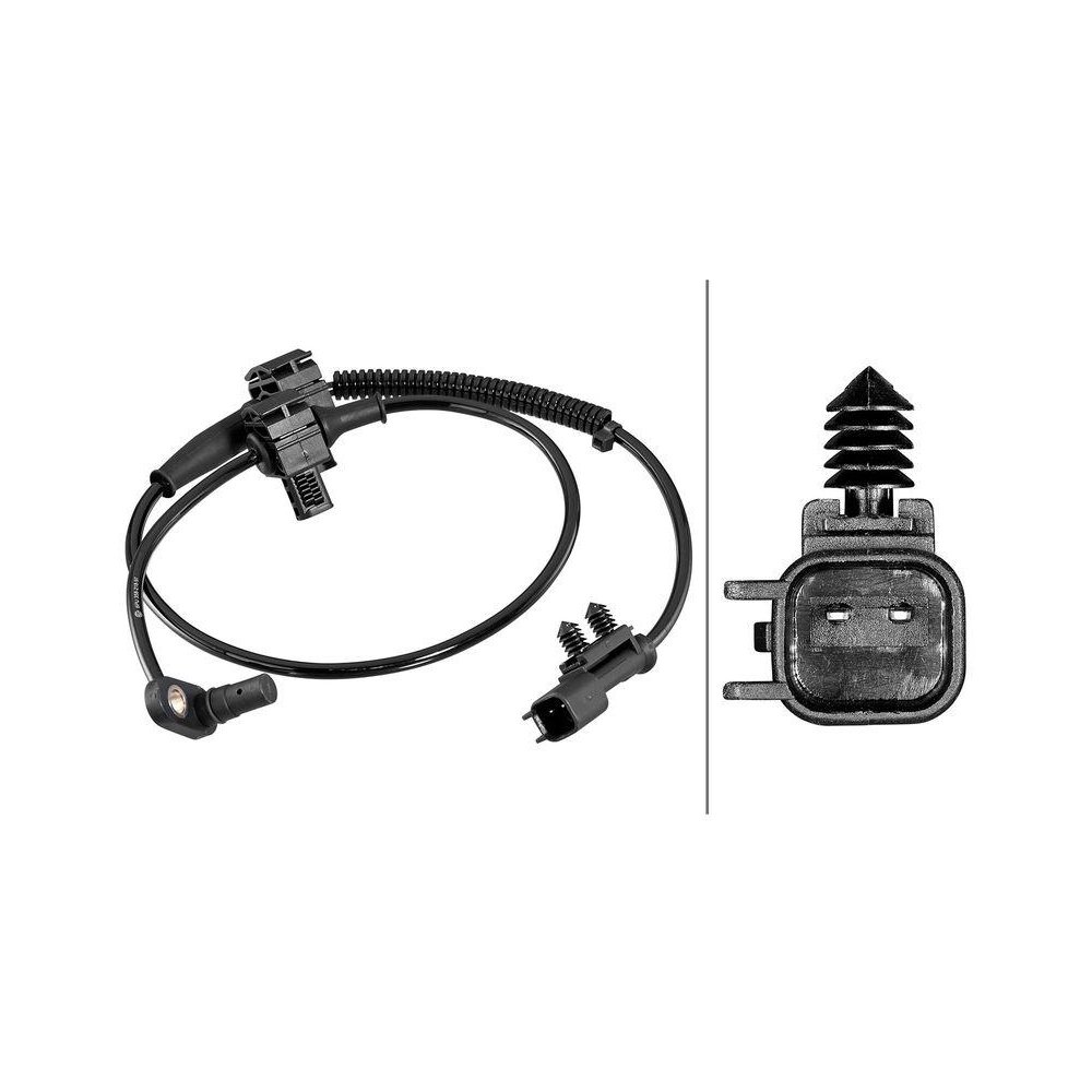 Датчик частоти обертання колеса HELLA 6PU 358 218-971 для CHEVROLET GENERAL MOTORS, фото №1 Датчик частоти обертання колеса HELLA 6PU 358 218-971 для CHEVROLET GENERAL MOTORS, фото №1
