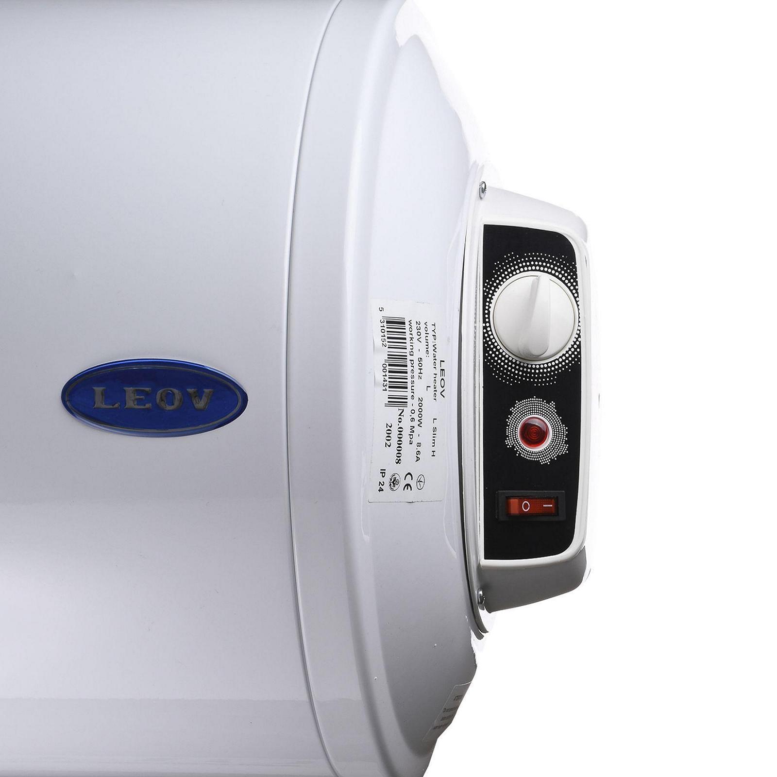 Водонагреватель Leov LH 50 l горизонтальный, фото №4