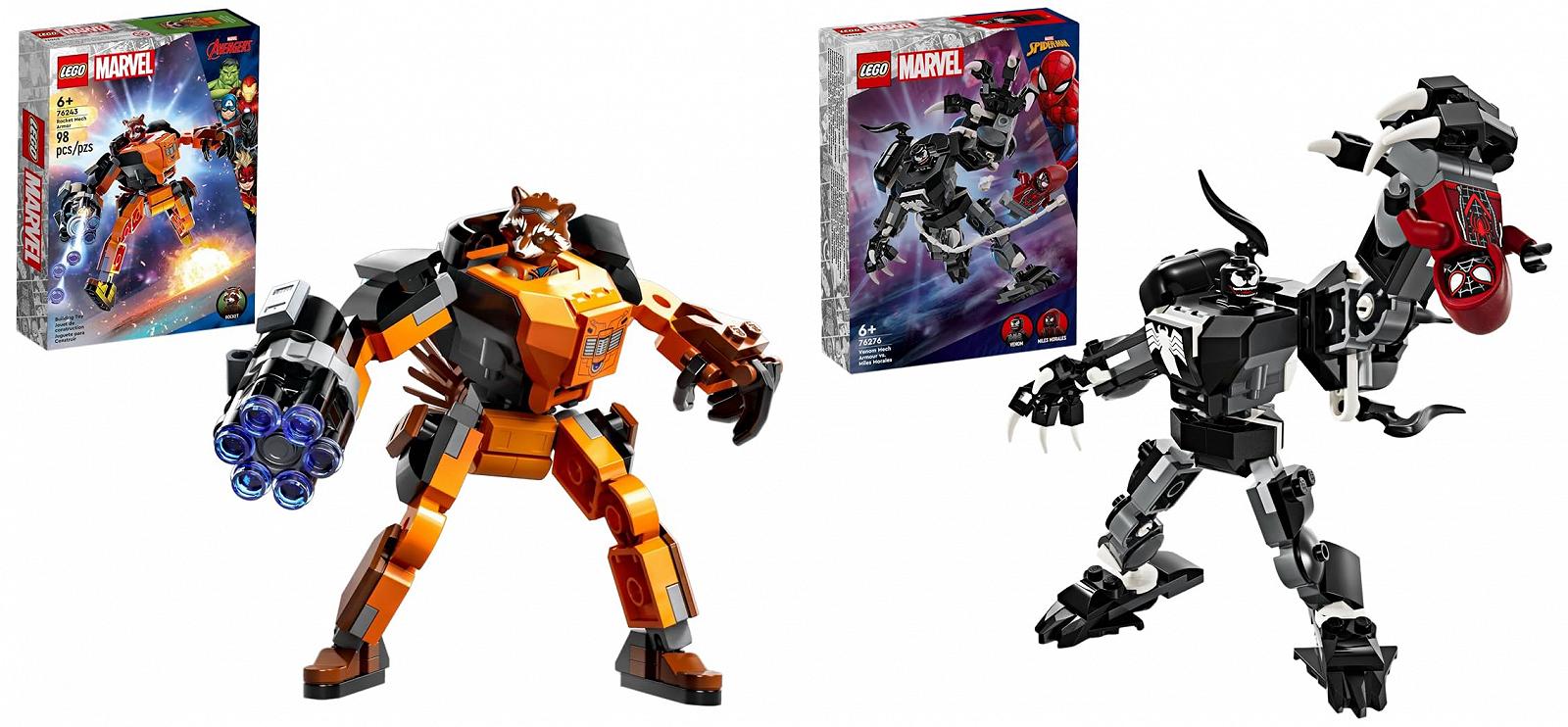 Іграшкова фігурка LEGO Marvel Rocket Mech Action, фото №1