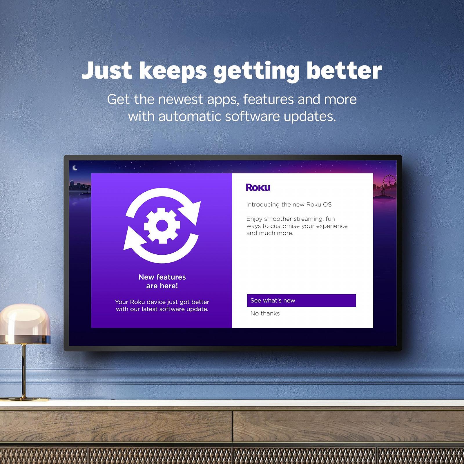 Cтрімінговий пристрій Roku Streaming Stick 2025 HD з голосовим пультом дистанційного керування, фото №8