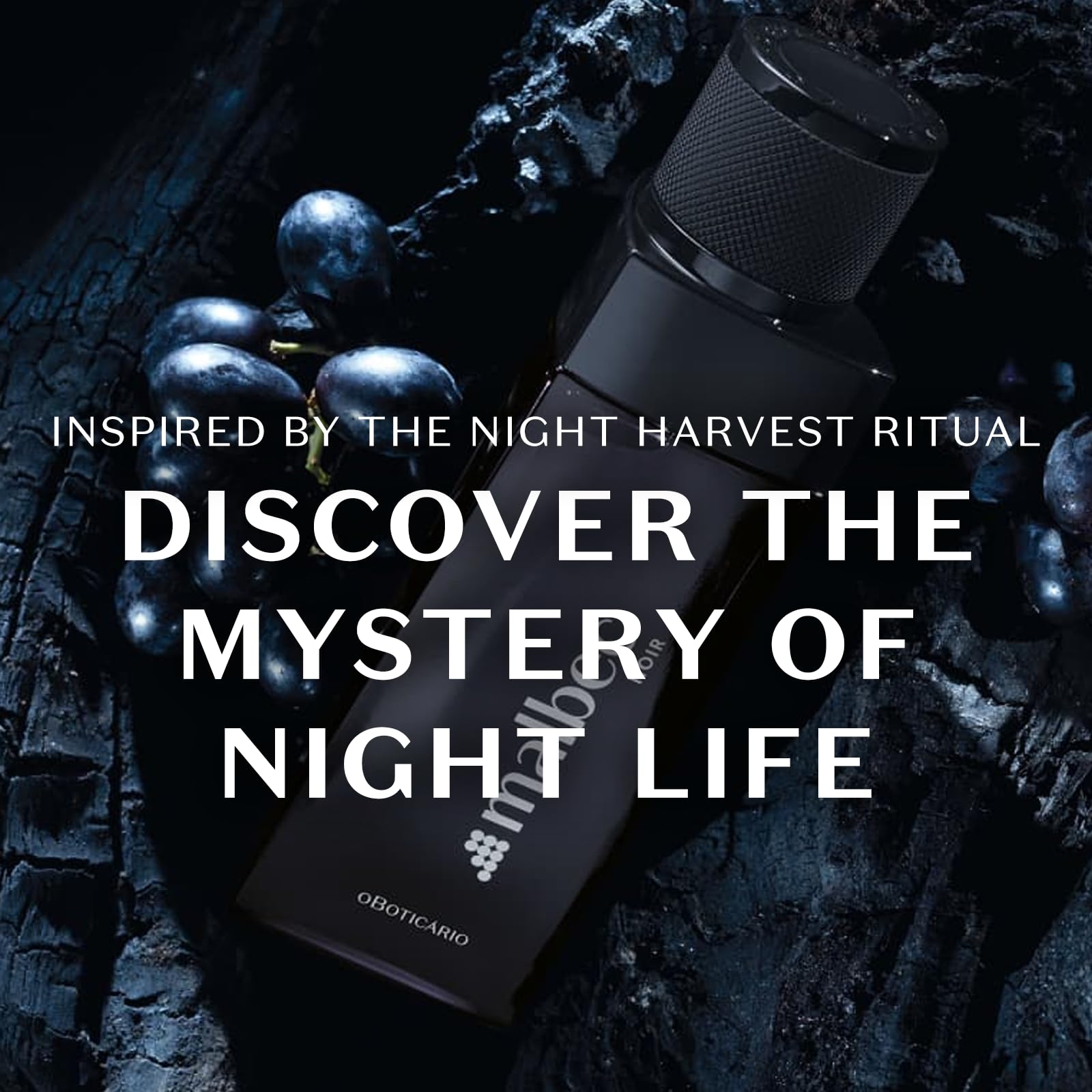 Туалетная вода O Boticario Malbec Noir древесно-пряный аромат для мужчин, изготовленный из спирта, выдержанного в французских дубовых бочках красного вина и винограда Пино Нуар (3,4 унции), фото №4