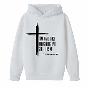 Пуловер с принтом 67 Толстовка для мальчиков, Девочек Теплый Зимний Худи, Пуловер, Толстовка с капюшоном Мягкая Детская одежда Спортивная куртка Пушистый пуловер Essentials Детская Спортивная куртка synthetic.ua - Фото 1