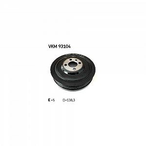 Шків колінвала SKF VKM 93104 для AUDI FORD MAN MITSUBISHI SEAT SKODA - Фото 1