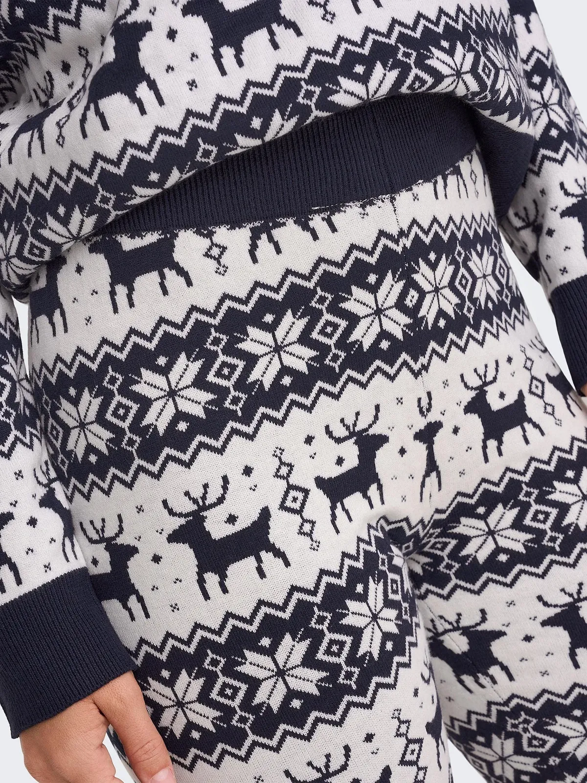 Штаны ONLY Xmas Comfy Snowflake, фото №4