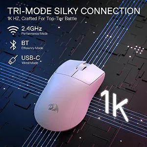 Миша Redragon M916 PRO Бездротова Ігрова, 49г Ультра Легка 26K DPI synthetic.ua - Фото 1