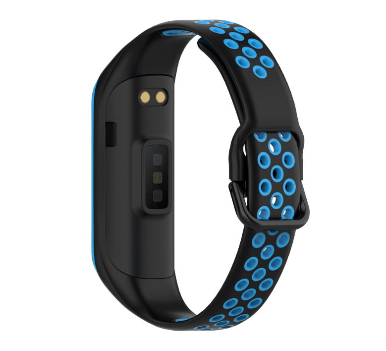 Смішок силиконовий Primo Perfor Sport для фітнес-браслету Samsung Galaxy Fit 2 SM-R220 - Black Blue, фото №3