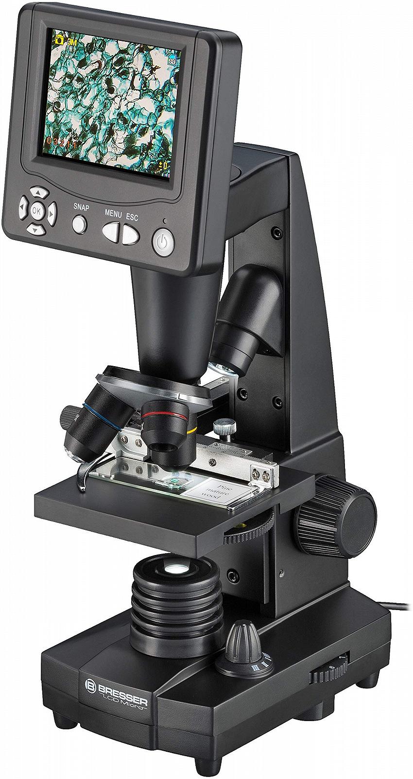 Микроскоп Bresser LCD 50x-500x (2000x цифровой) 5 МП 8,9 см ЖК-дисплей, фото №1