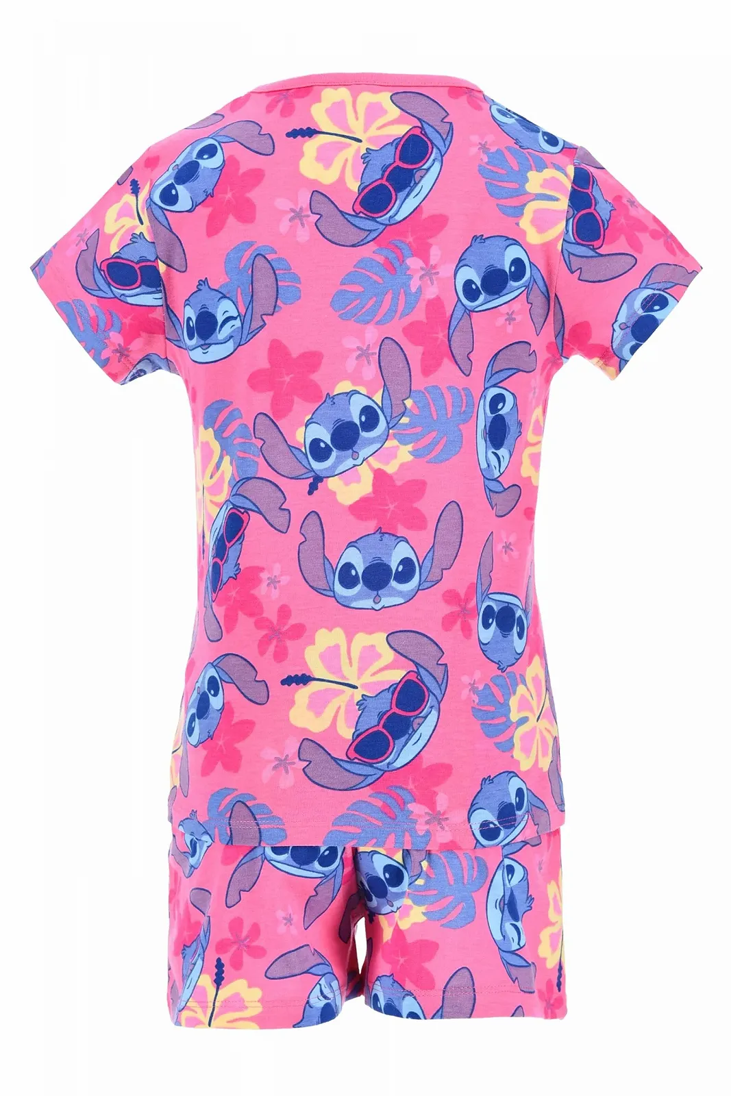 Комплект піжами (футболка та шорти) Disney Stitch з тропічним принтом, фото №2 Комплект піжами (футболка та шорти) Disney Stitch з тропічним принтом, фото №2