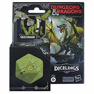 Игровая фигурка Dungeons & Dragons Dicelings Зеленый Дракон D&D - Фото 1