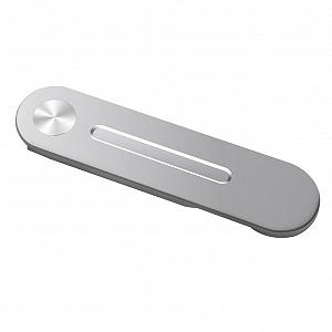 Подставка для ноутбука Yardenfun с магнитным держателем для мобильного телефона, складная, легкая, компактная, серебристая - Фото 1