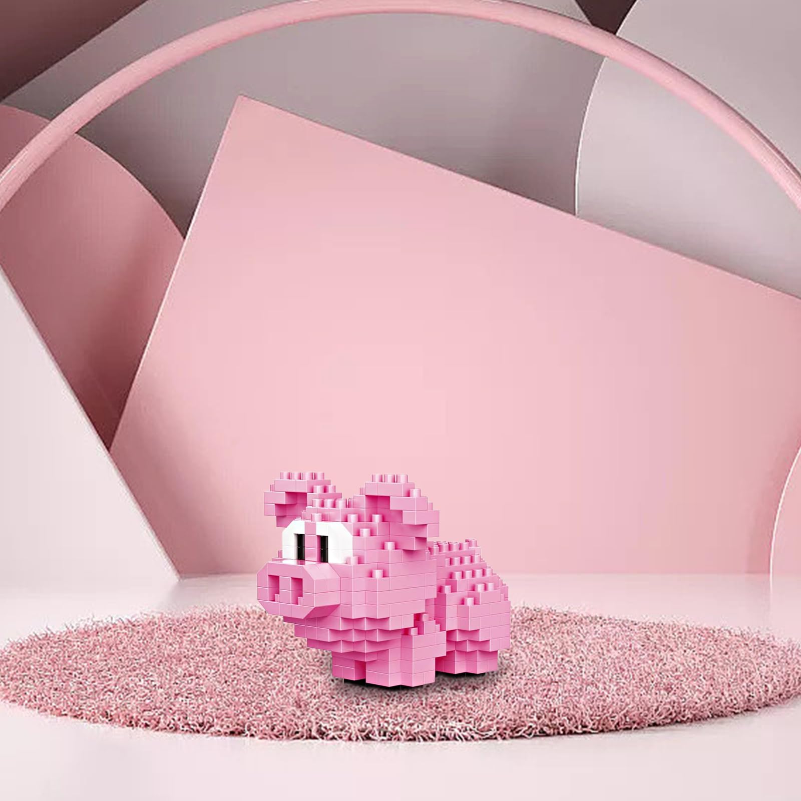 Блочный конструктор NOOLY KLJM-10 Поросенок 270 штук, фото №7