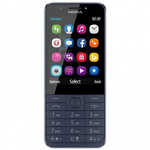 Телефон 2.8" Nokia 230 / 16Mb / 2G / 2-SIM / Bluetooth 3.0 / FM / SD-slot / Камера 2Мп / 1200мАч / Фонарик / Селфи-камера 2Мп / S30+ / Англиская клавиатура / Темно-синий (A00026938) synthetic.ua - Фото 1