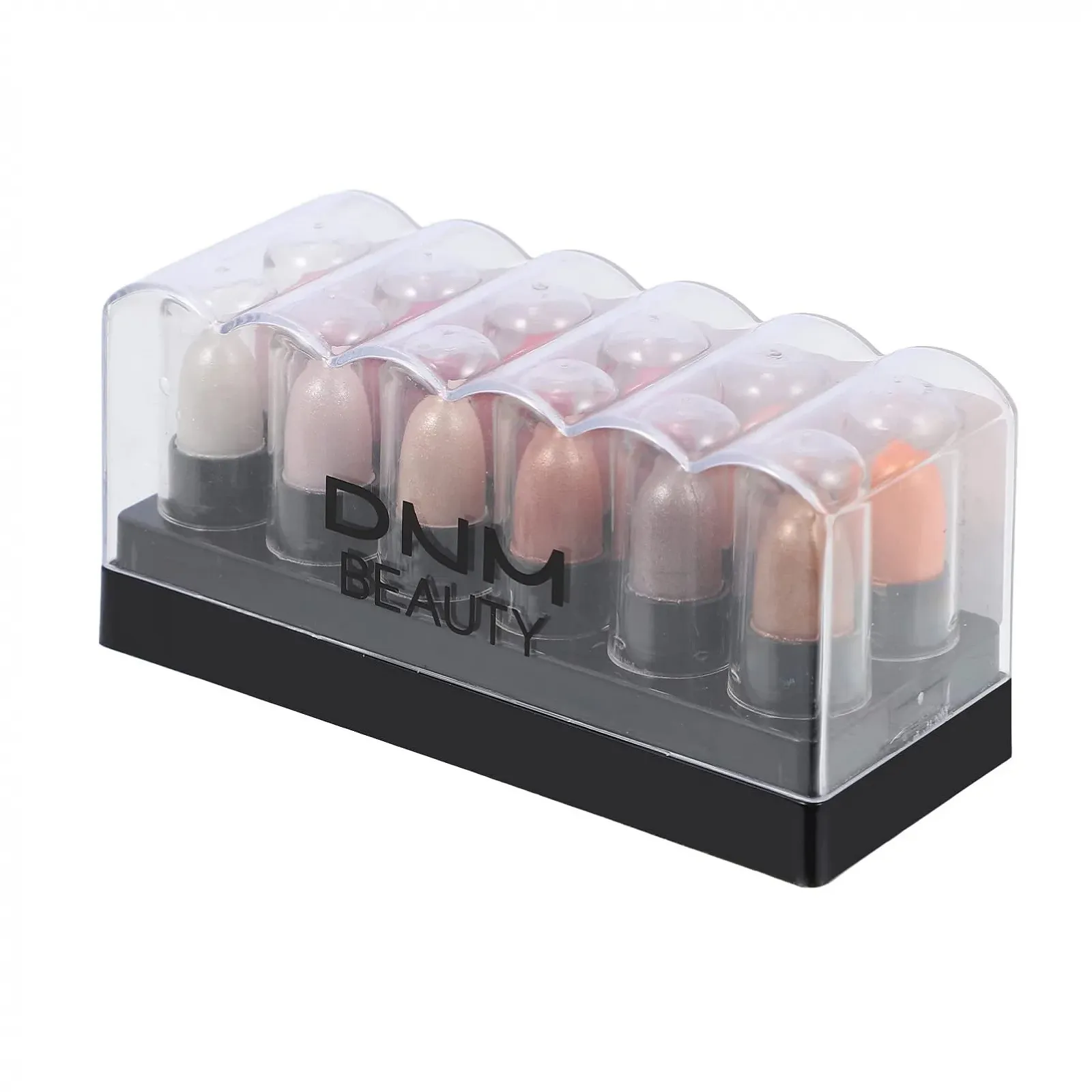 Набор карандашей для глаз Beaupretty, 12 цветов, с блестками, фото №1