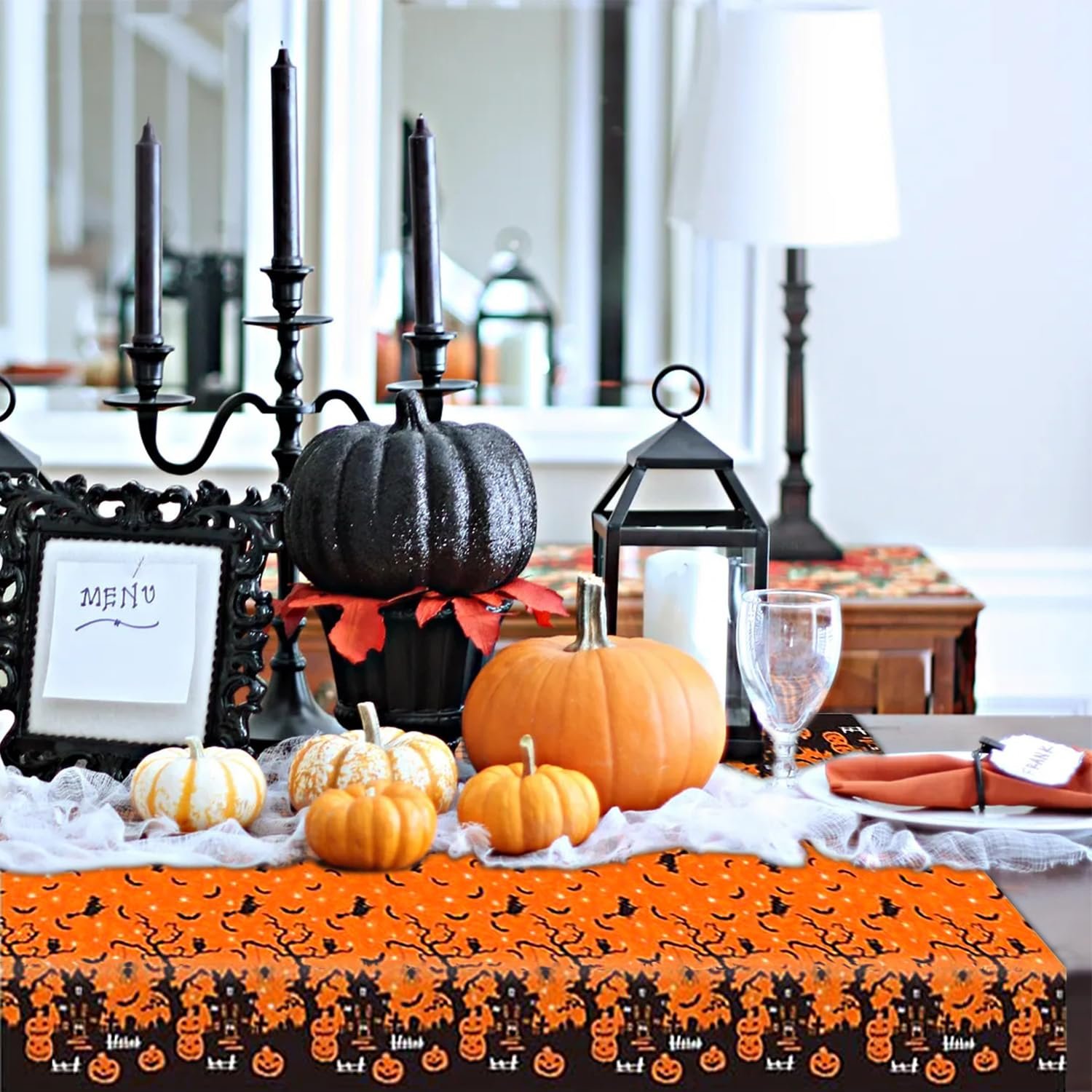 Скатертина Halloween Набір з 4 шт. 130 x 220 см Прямокутна, фото №7