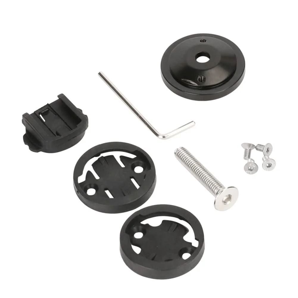 Кріплення для велокомп’ютера Stem Mount Adapter CNC Black, фото №1