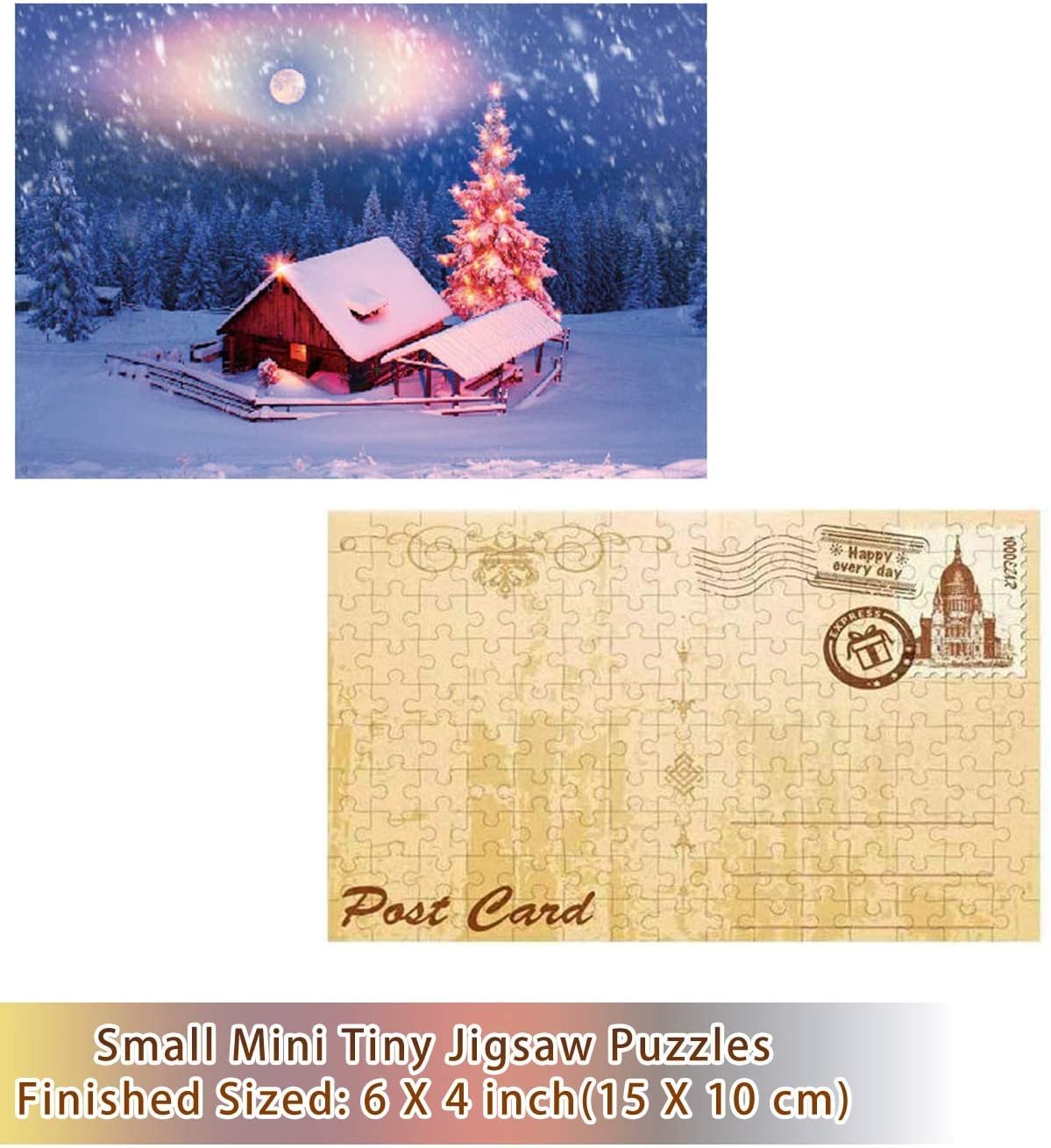 Набор пазлов Mini Puzzles 150 элементов 3 шт. Пейзажи 15 х 10 см, фото №3