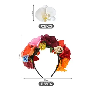 Обруч Цветок Роза synthetic.ua - Фото 1