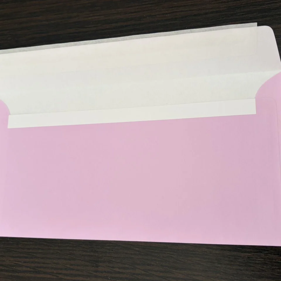 Конверти паперові подарункові канцелярські. Пакування 10 шт. Лавандовий, фото №3