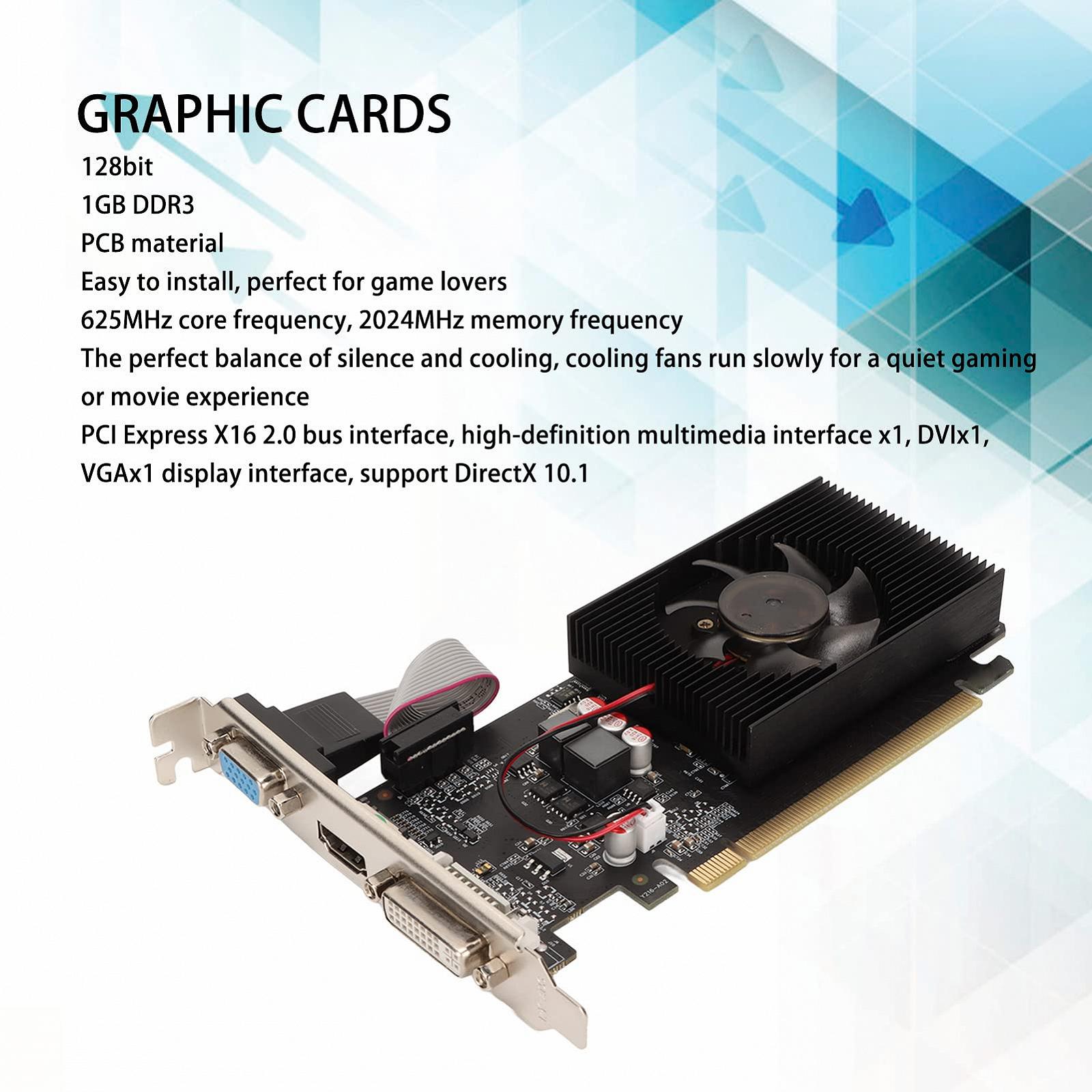 Графічна карта Bewinner GT216 1GB 128 Bit DDR3 для офісного комп'ютера 625MHz GPU, фото №3