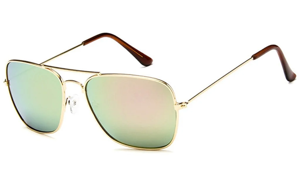 Сонцезахисні окуляри Трапеція Авіатор Chic-Net Металева оправа 400UV Тоновані, фото №1