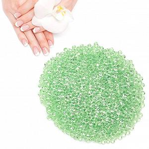 Конфетті для декору нігтів, 2000 шт. Круглі акрилові стрази з плоскою основою. - Фото 1