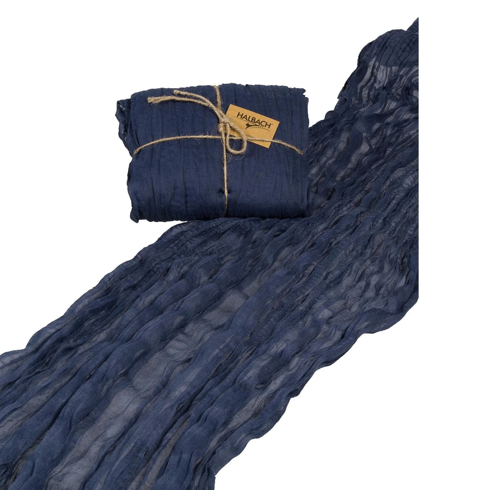 Ранер Halbach Seidenbänder Cotton Look Blue 70 x 300 см, фото №1