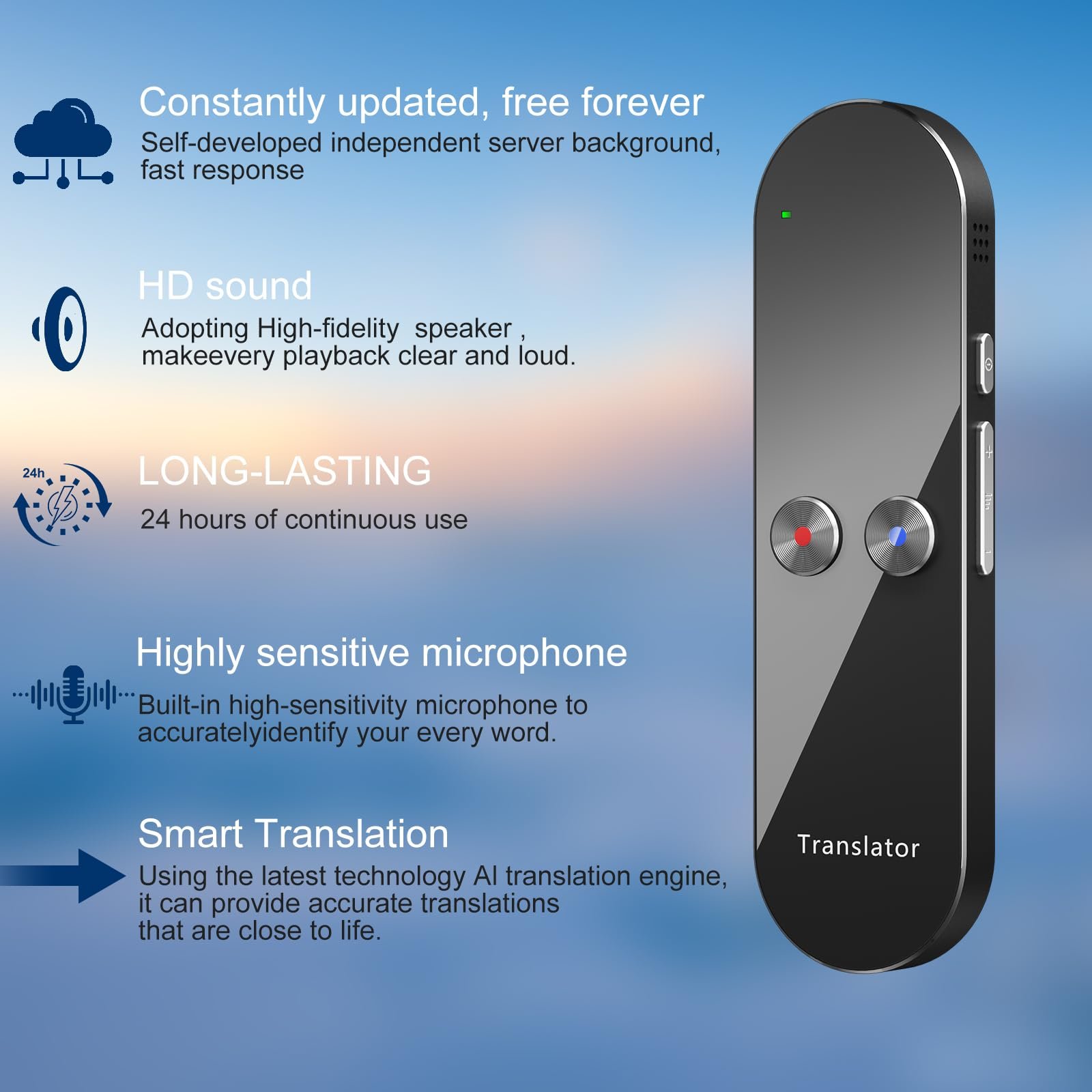 Устройство голосового перевода, портативное двустороннее, фото №9 Устройство голосового перевода, портативное двустороннее, фото №9