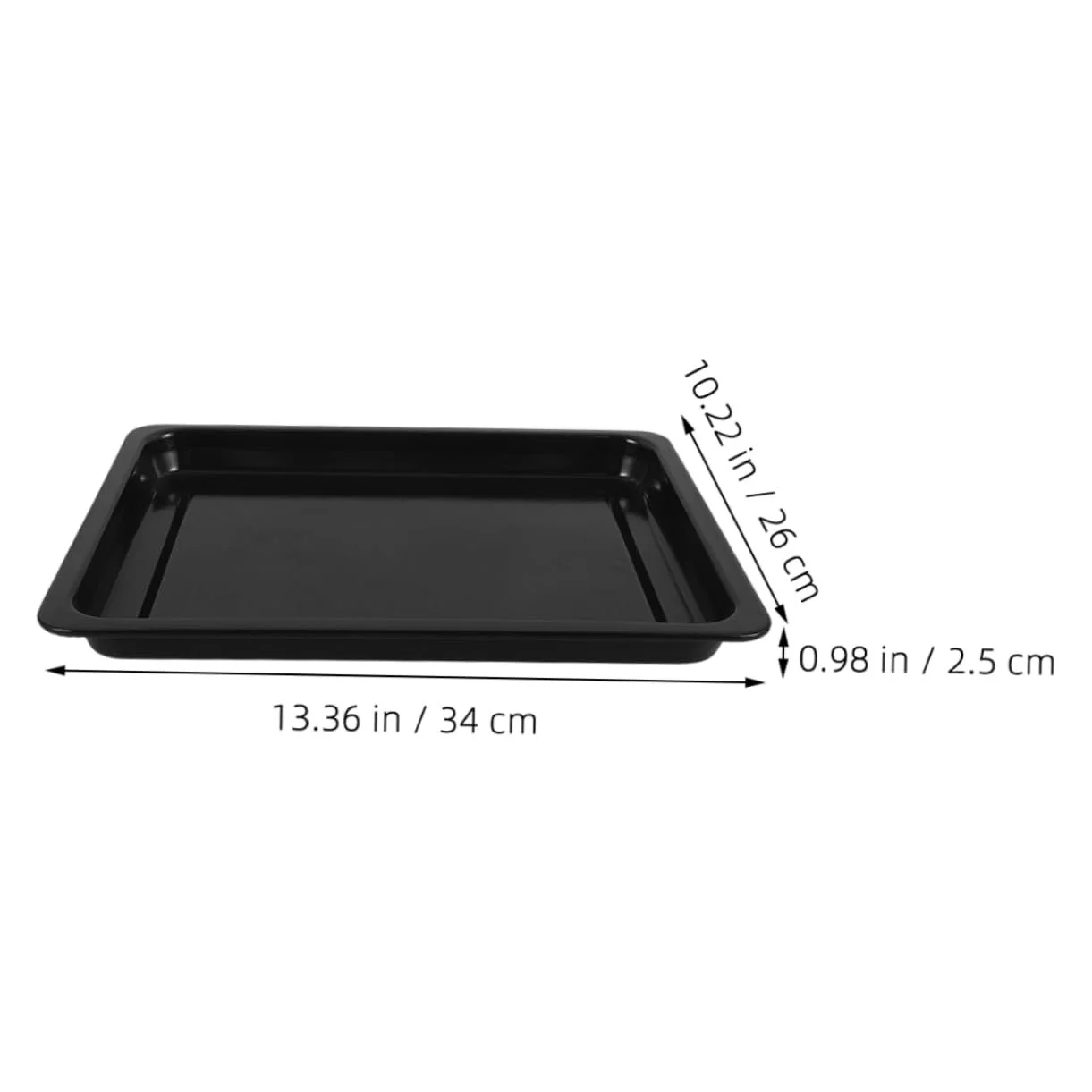 Противень для запекания Luxshiny эмалированный 34x26x2.5 см термостойкий прямоугольный, фото №2 Противень для запекания Luxshiny эмалированный 34x26x2.5 см термостойкий прямоугольный, фото №2