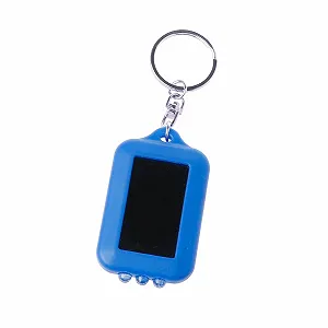 Ліхтарик-брелок Solar LED, пластиковий - Фото 1