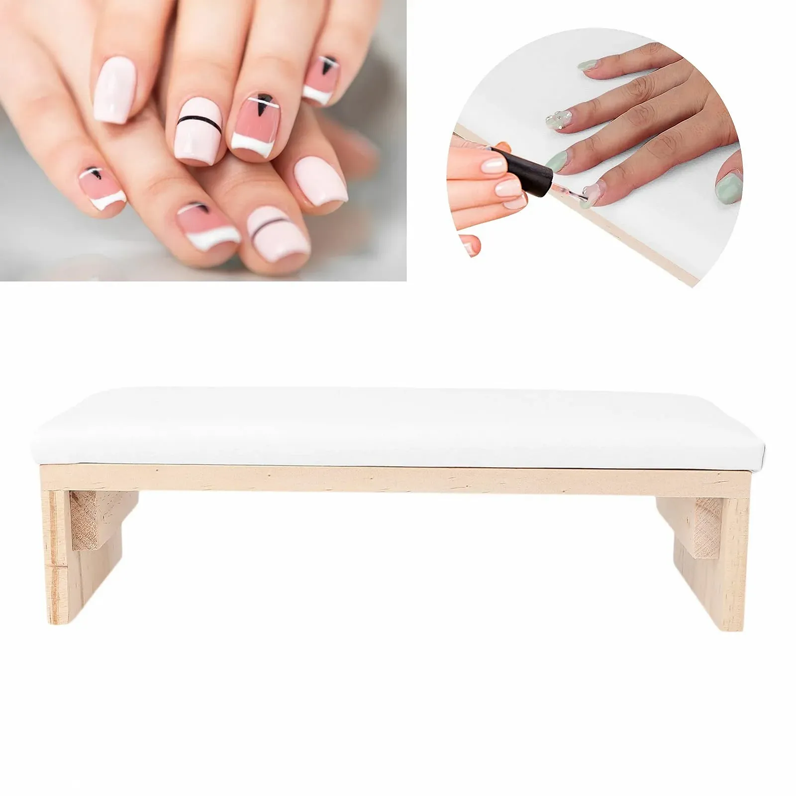 Підставка для рук манікюрна, шкіряна, фото №6