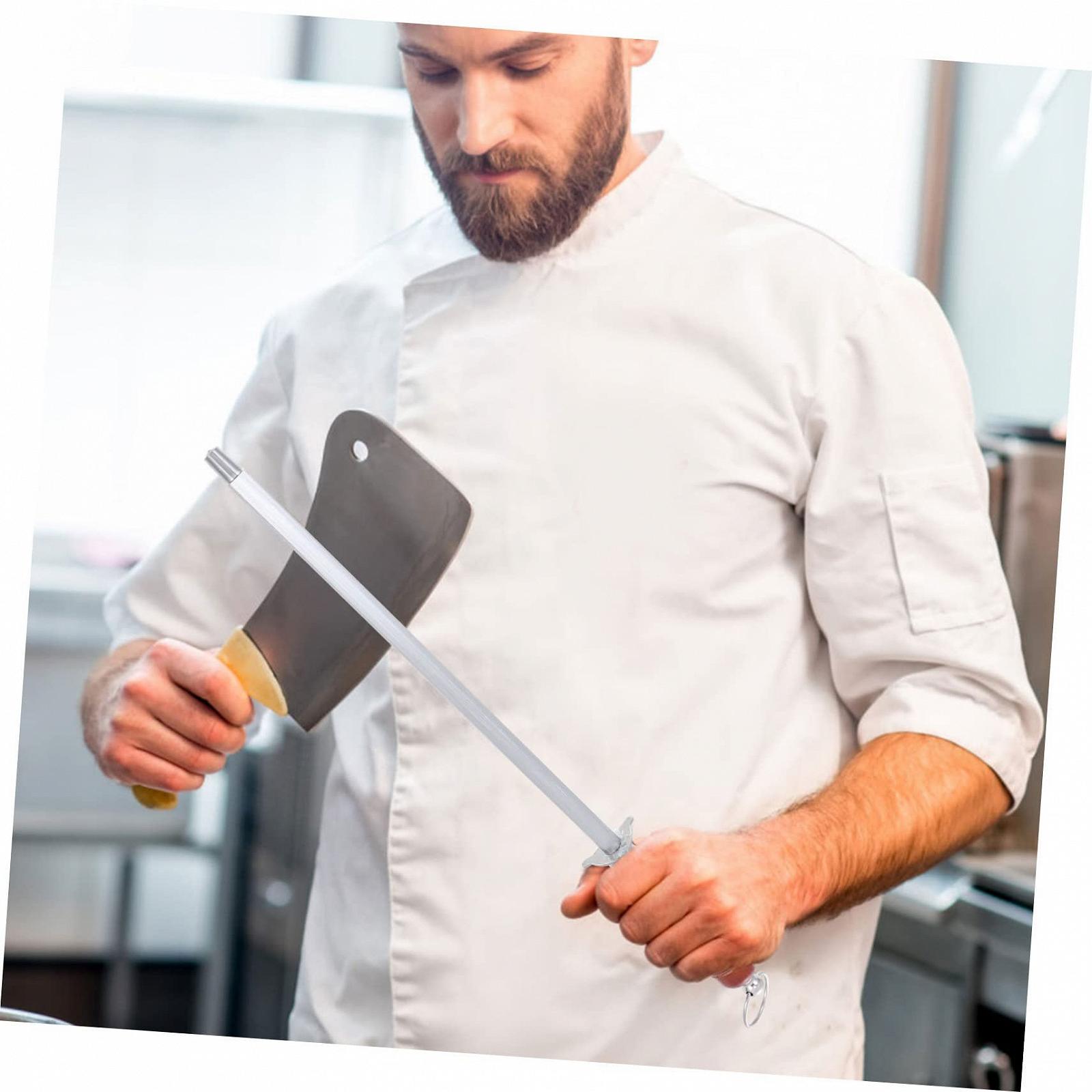 Мусат Mobestech стальной с деревянной ручкой, фото №3