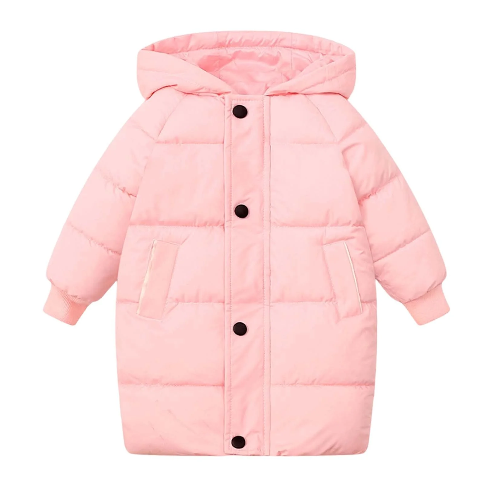 Зимове пальто для дівчат Generisch, довга куртка софтшел, фото №1