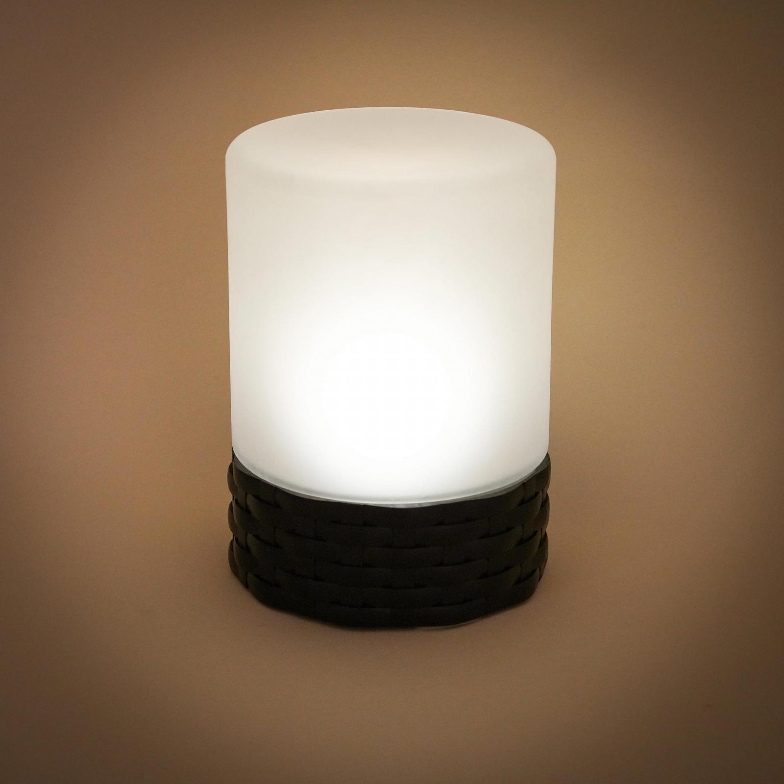 Настільна лампа Esotec 102075 Сонячна В стилі ротанга Скляна 15 см, фото №7