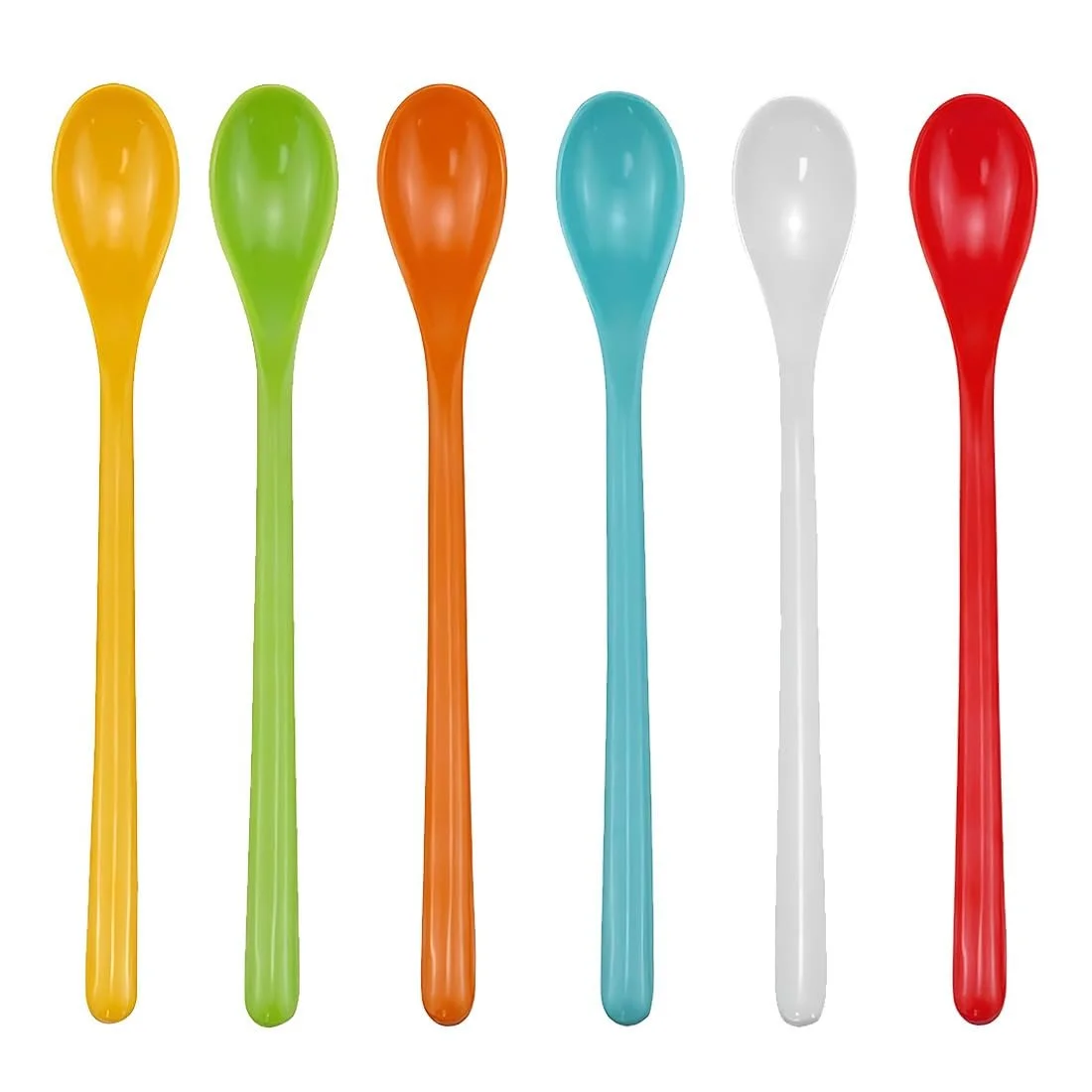 Набір з 6 ложок для яєць, Пластик, фото №1