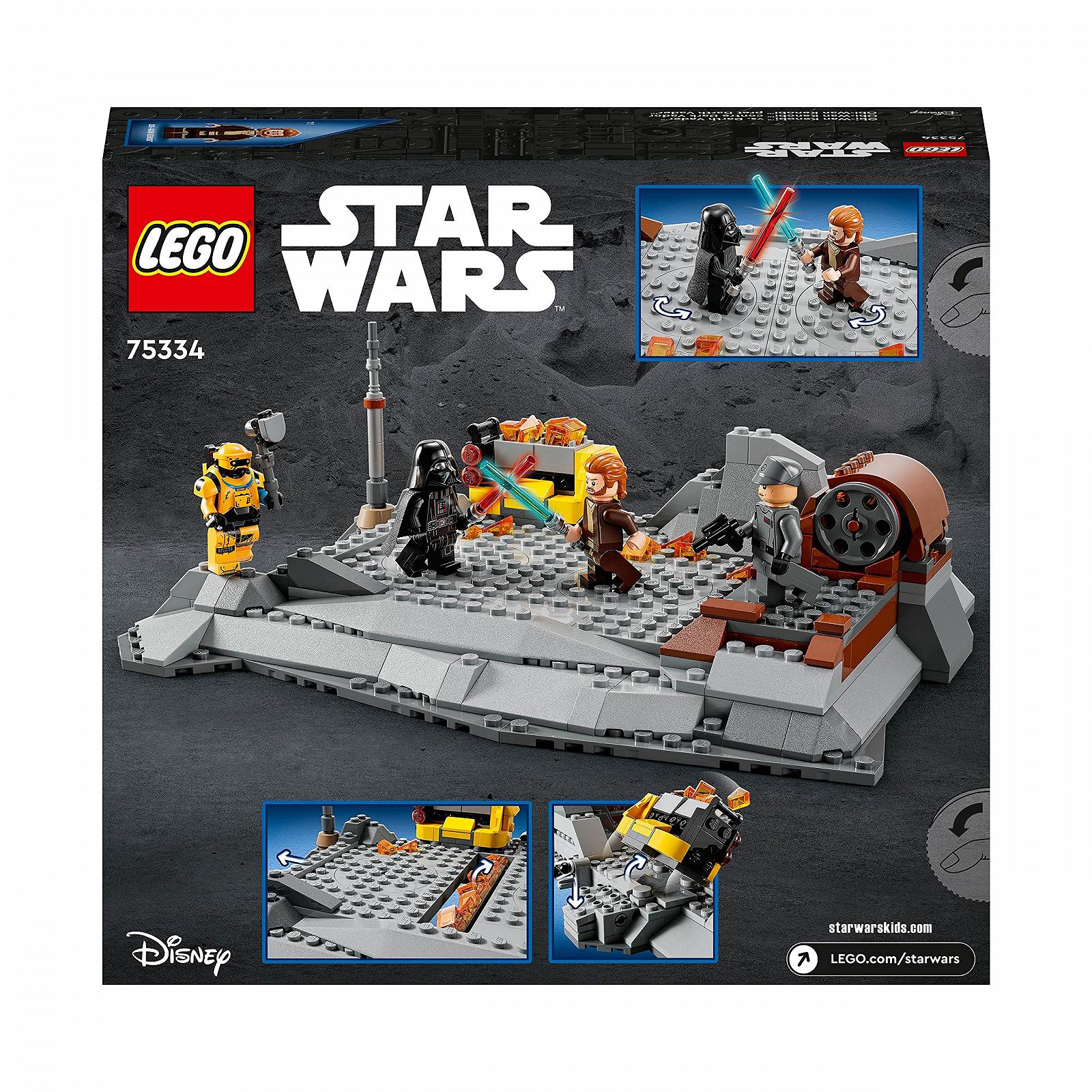 Конструктор LEGO Star Wars 75334 Игровой набор Оби-Ван Кеноби против Дарта Вейдера с дуэльными платформами и минифигурками для детей от 8 лет, фото №7