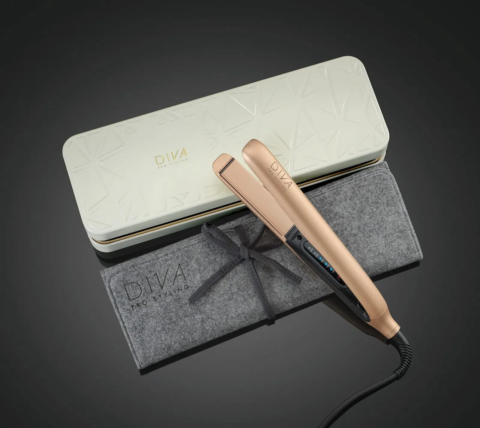 Выпрямитель для волос Diva Pro Styling Precious Metals Touch Золотой, фото №11