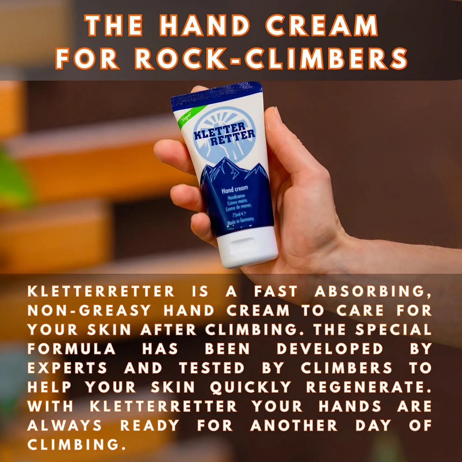 Крем для рук Climbing Rescue 75 мл - з пантенолом, календулою та вітаміном А, фото №4