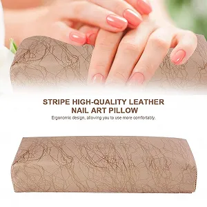 Підставка для рук смугаста зі шкіри PU Золотий synthetic.ua - Фото 1