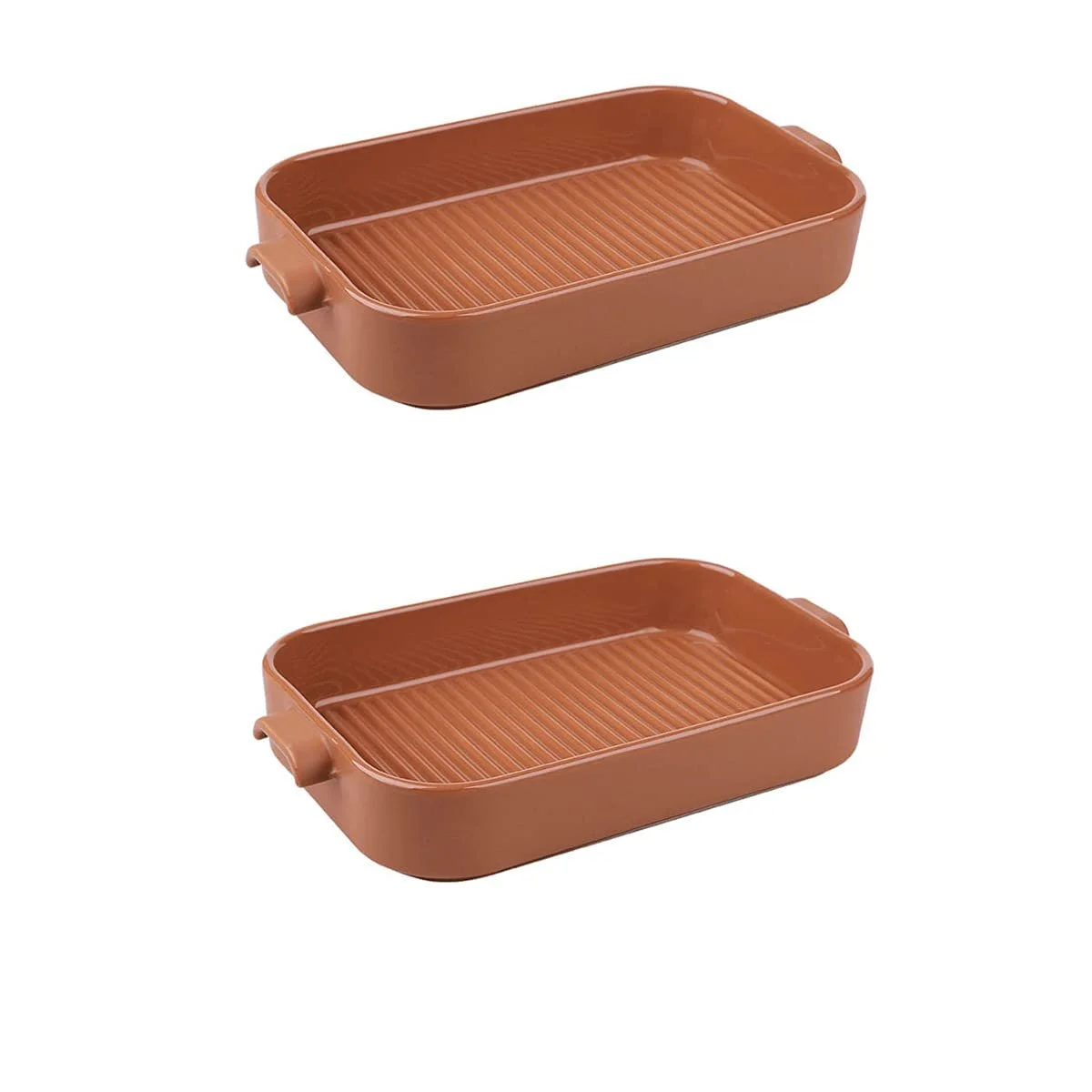Форми для випікання керамічні прямокутні з ручкою (B), фото №1