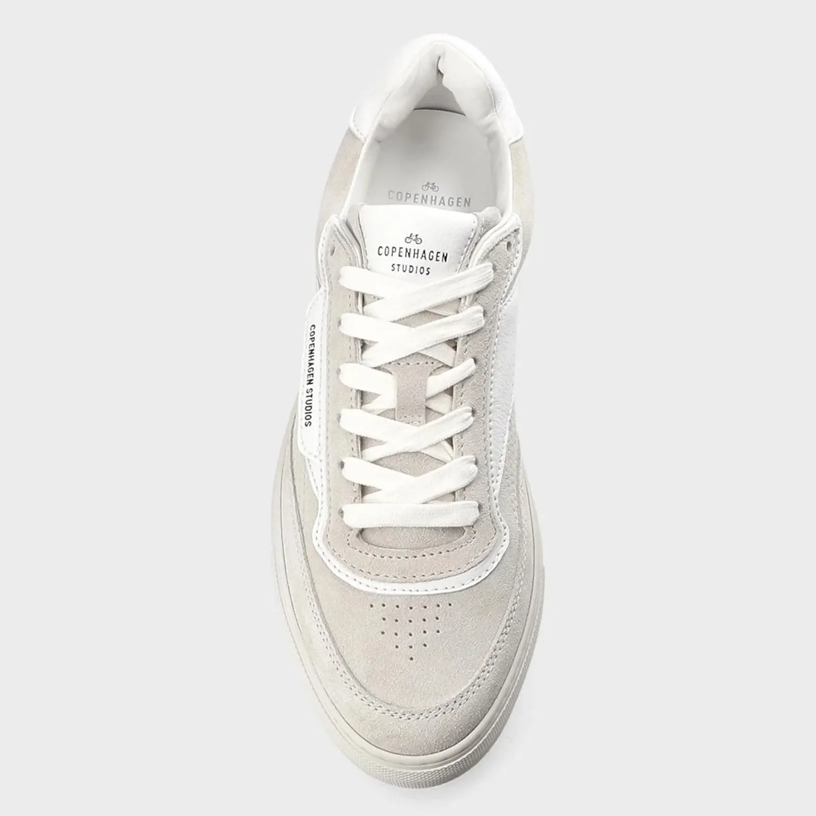 Мужские Кроссовки Copenhagen Studios CPH90M Серый Замш и Белая Кожа, фото №3
