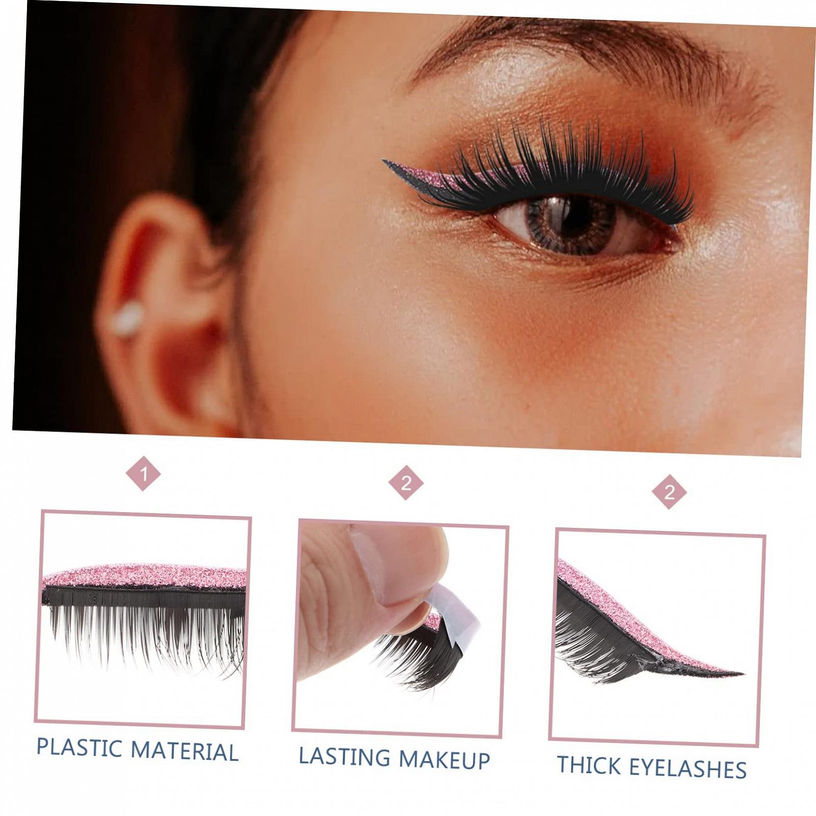 Наклейки Healvian 12 пар для макіяжу очей Самоклейний підводний стрічковий підводний клей для очей, фото №7