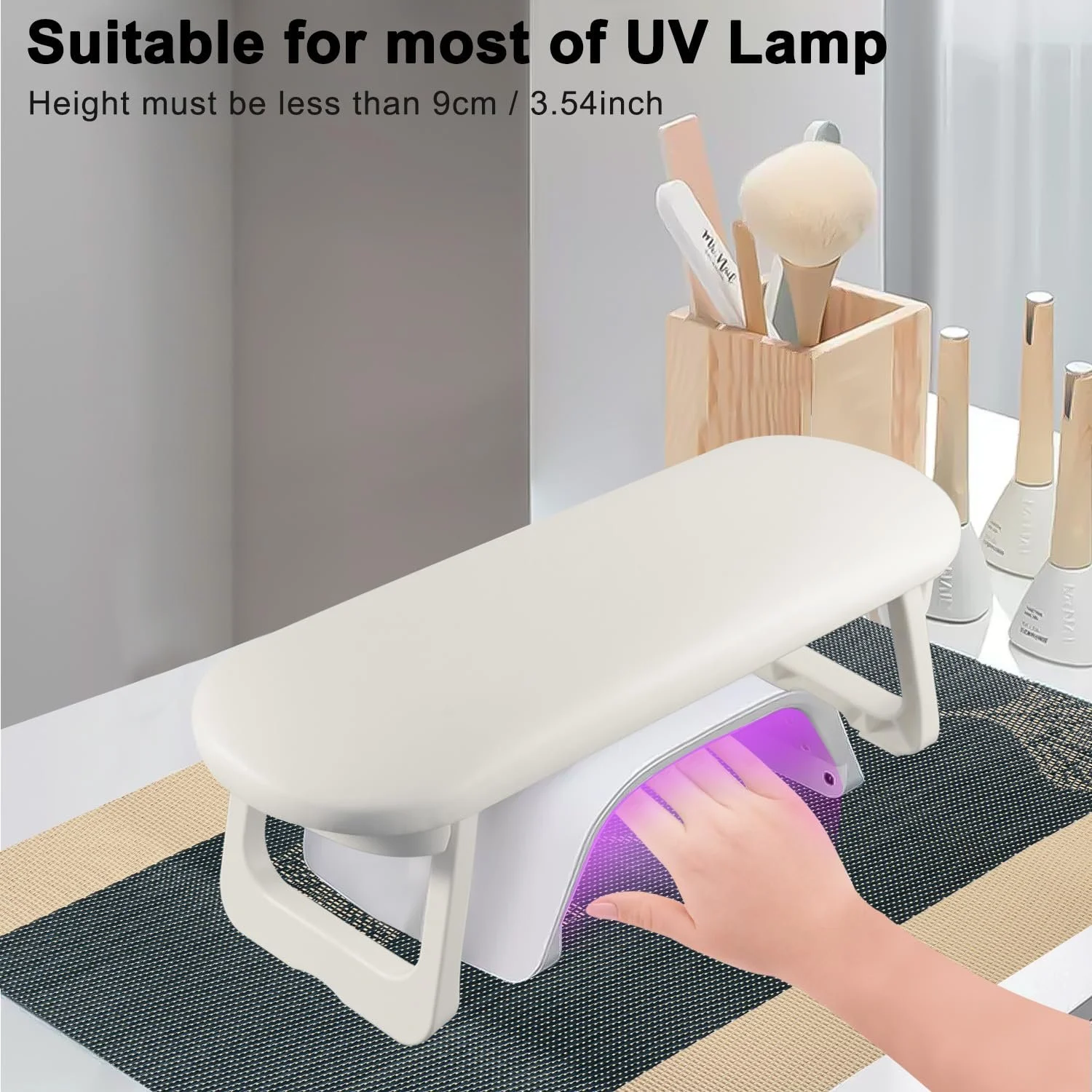 Підставка для рук CGBE, подушка для рук з PU шкіри, нековзна, фото №5