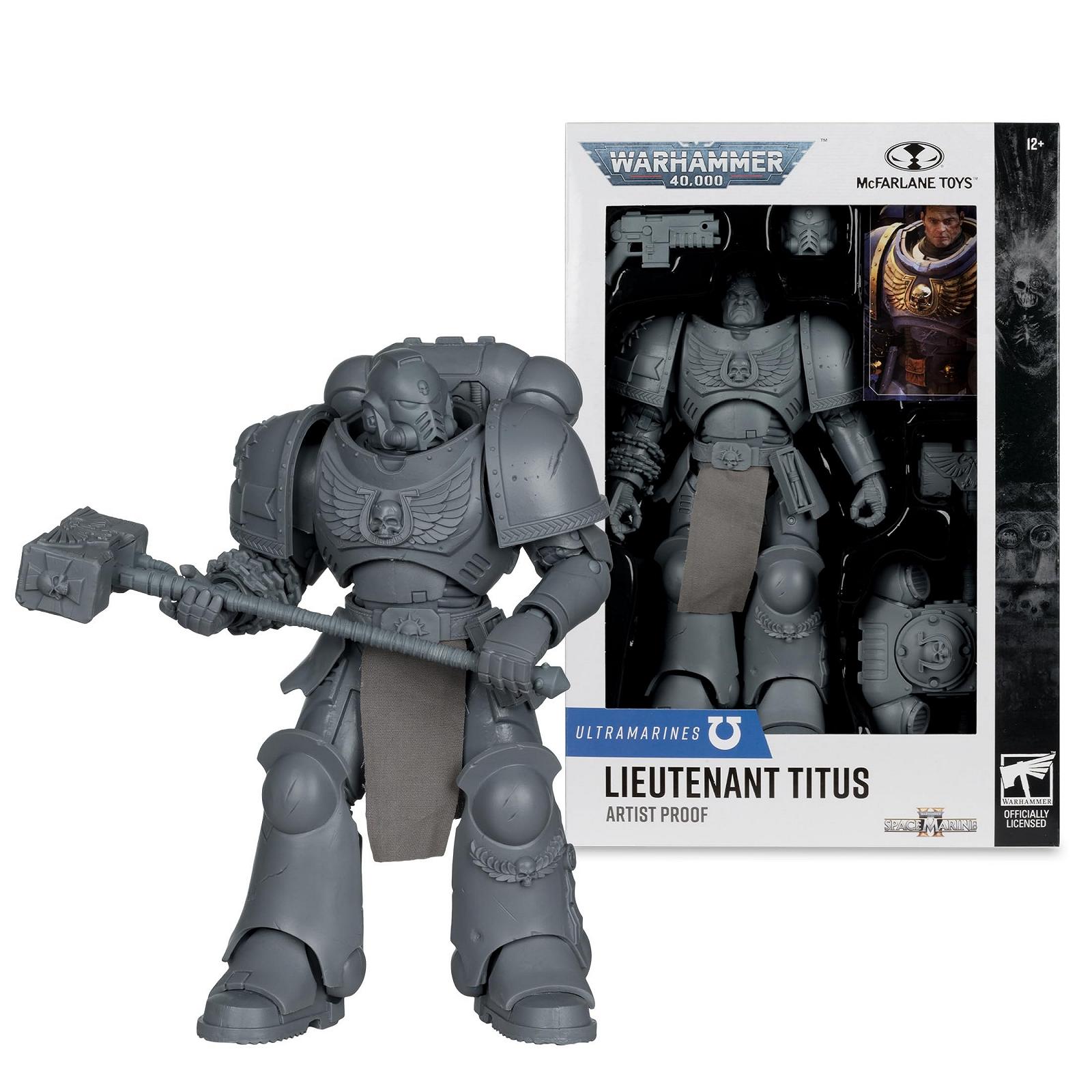 Фігурка Warhammer 40,000 McFarlane Toys Ultramarines: Лейтенант Тітус (Artist Proof) 18 см, фото №8
