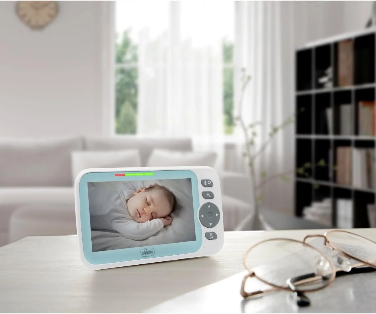 Видеоняня Chicco Video Baby Monitor Evolution 5" с поворотной камерой и датчиком температуры, фото №9